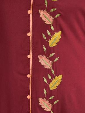 embroidered straight kurta - 16994293 - Standard Image - 5