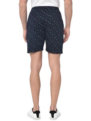 navy blue printed shorts - 16994924 - Standard Image - 3