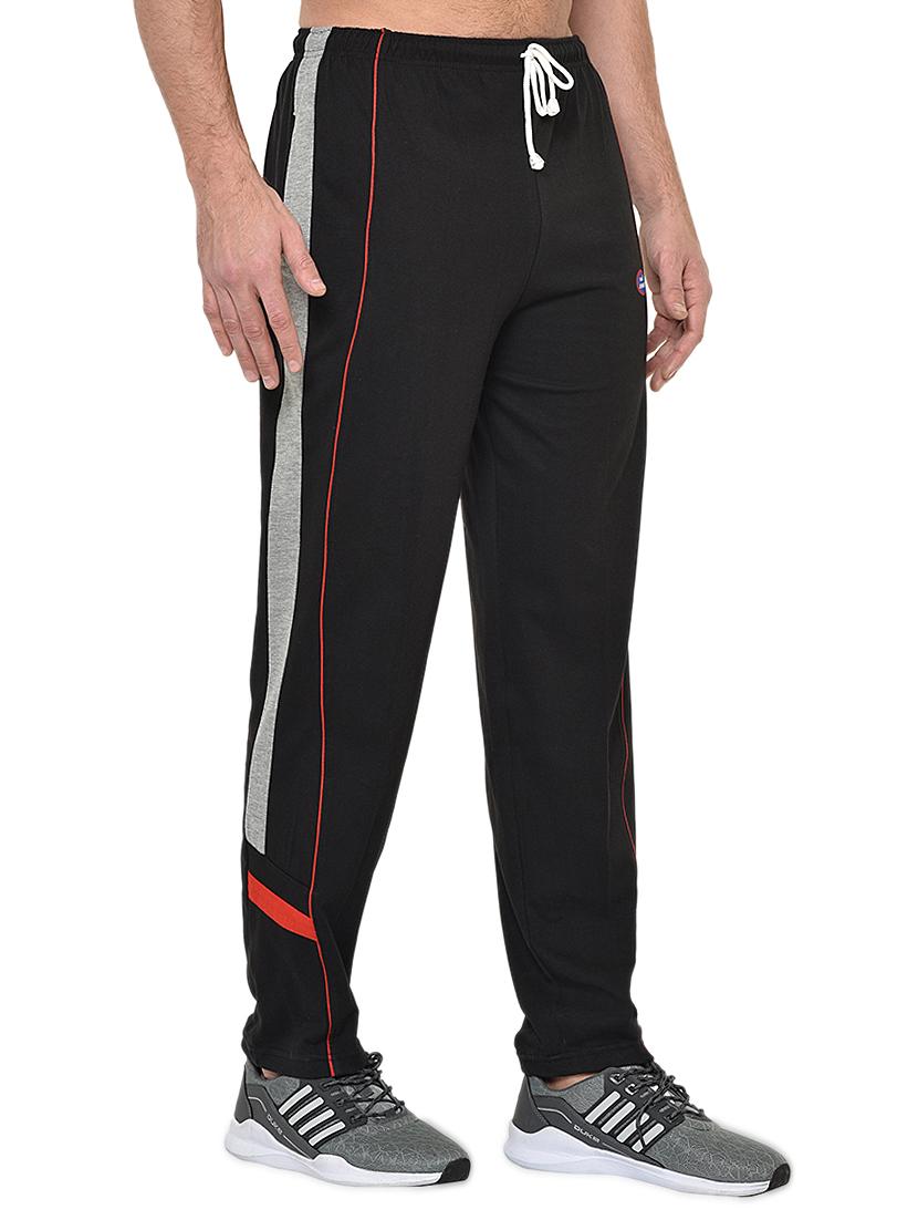 black side striped full length track pant - 16994948 - Zoom Image - 2