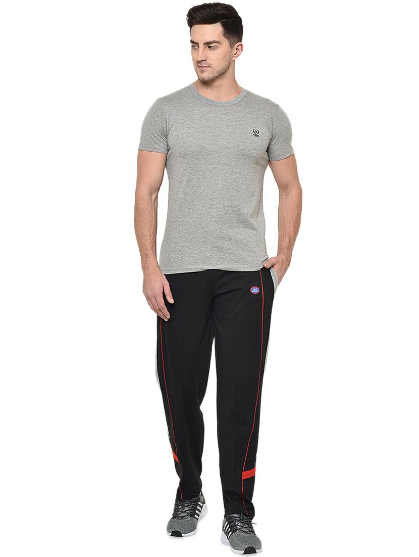 black side striped full length track pant - 16994948 - Zoom Image - 4
