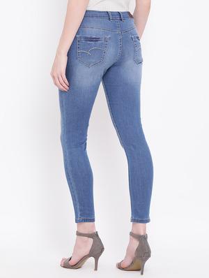 mid rise stone washed jeans - 16995078 - Standard Image - 3