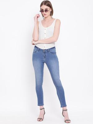 mid rise stone washed jeans - 16995078 - Standard Image - 4