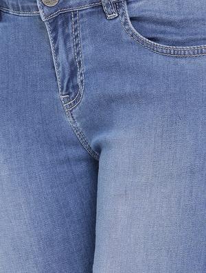 mid rise stone washed jeans - 16995078 - Standard Image - 5