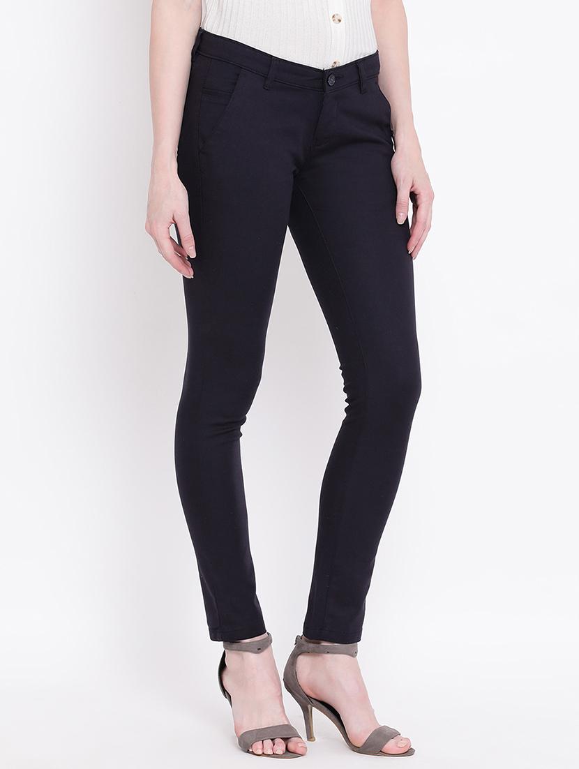 mid rise flat front trouser - 16995081 - Zoom Image - 2