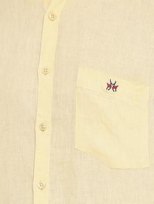 yellow solid casual shirt - 16995088 - Standard Image - 5