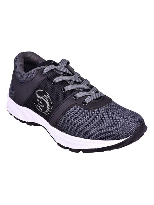 grey lace up sport shoes - 16995646 - Standard Image - 1