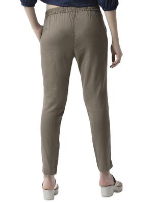 mid rise cigarette pants trouser - 16995694 - Standard Image - 3