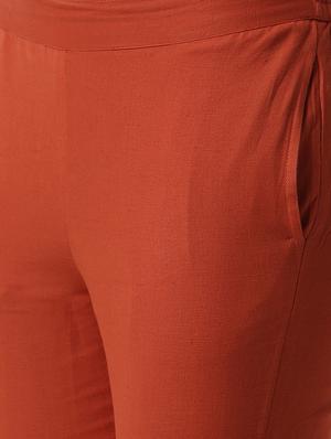 mid rise flat front trouser - 16995696 - Standard Image - 5