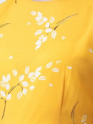 bell sleeves floral a-line dress - 16995777 - Standard Image - 5