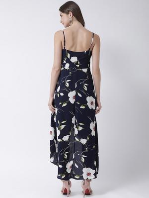 cami neck floral asymmetric dress - 16995785 - Standard Image - 3