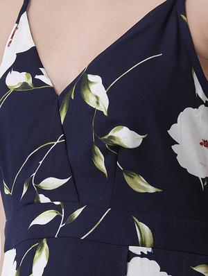 cami neck floral asymmetric dress - 16995785 - Standard Image - 5
