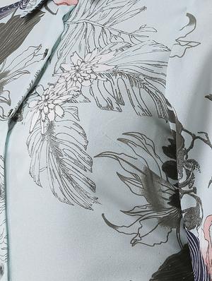 purist blue flute sleeves floral dress - 16995806 - Standard Image - 5