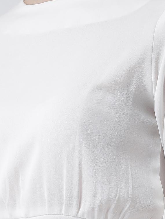 bouffant sleeves tie back top - 16995814 - Zoom Image - 5