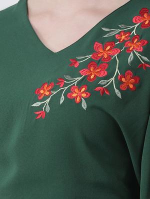 bell sleeves embroidered top - 16995823 - Standard Image - 5