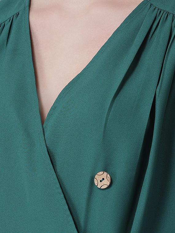 double breasted solid top - 16995826 - Zoom Image - 5