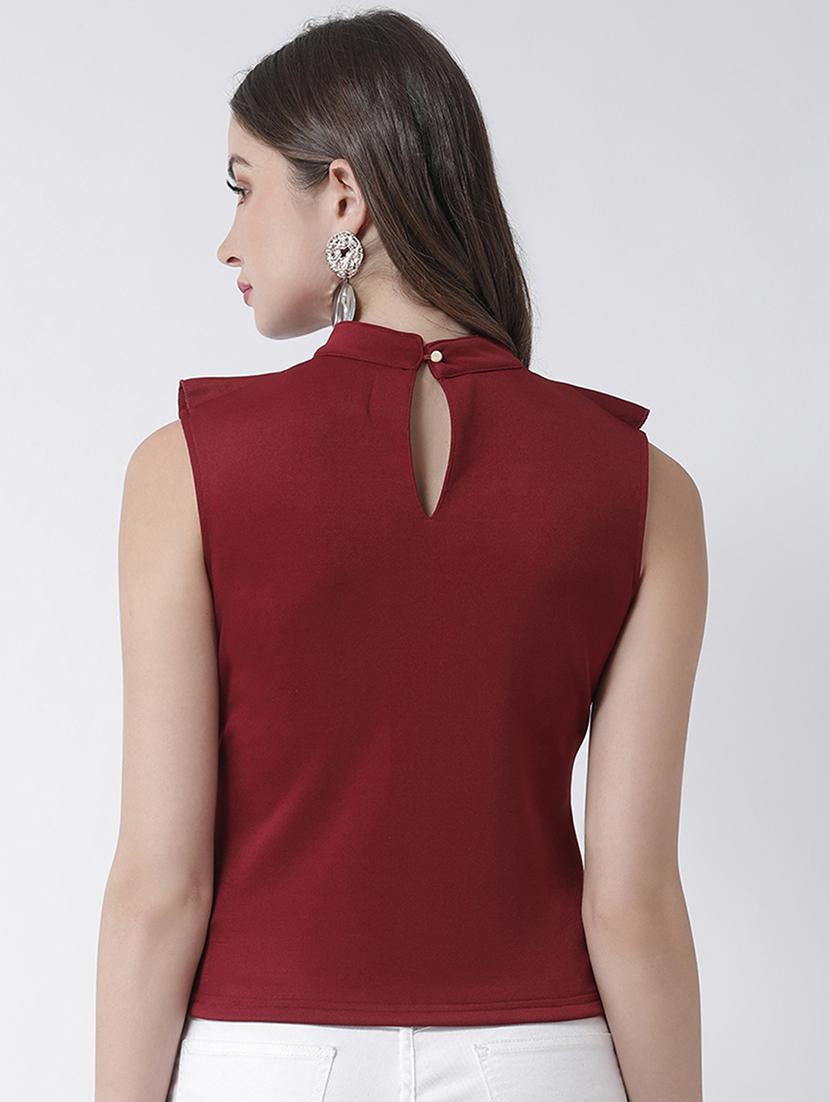 ruffle detail solid top - 16995834 - Zoom Image - 3