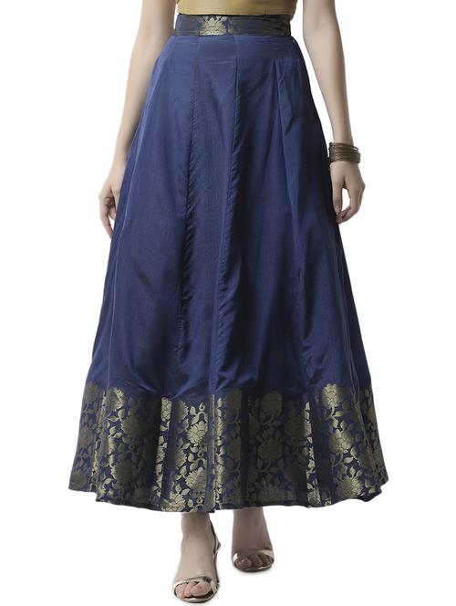 blue flared skirt - 16995860 - Standard Image - 1