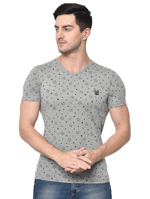 grey printed t-shirt - 16995931 - Zoom Image - 1