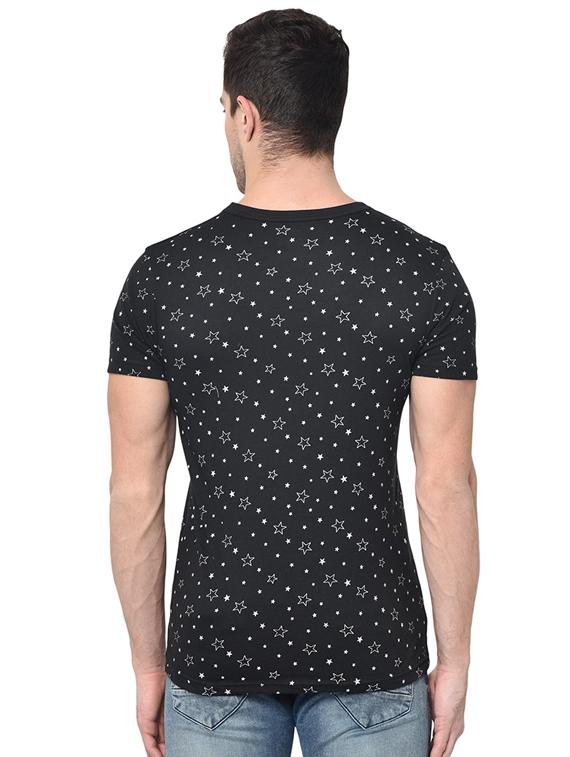 black printed t-shirt - 16995957 - Zoom Image - 3