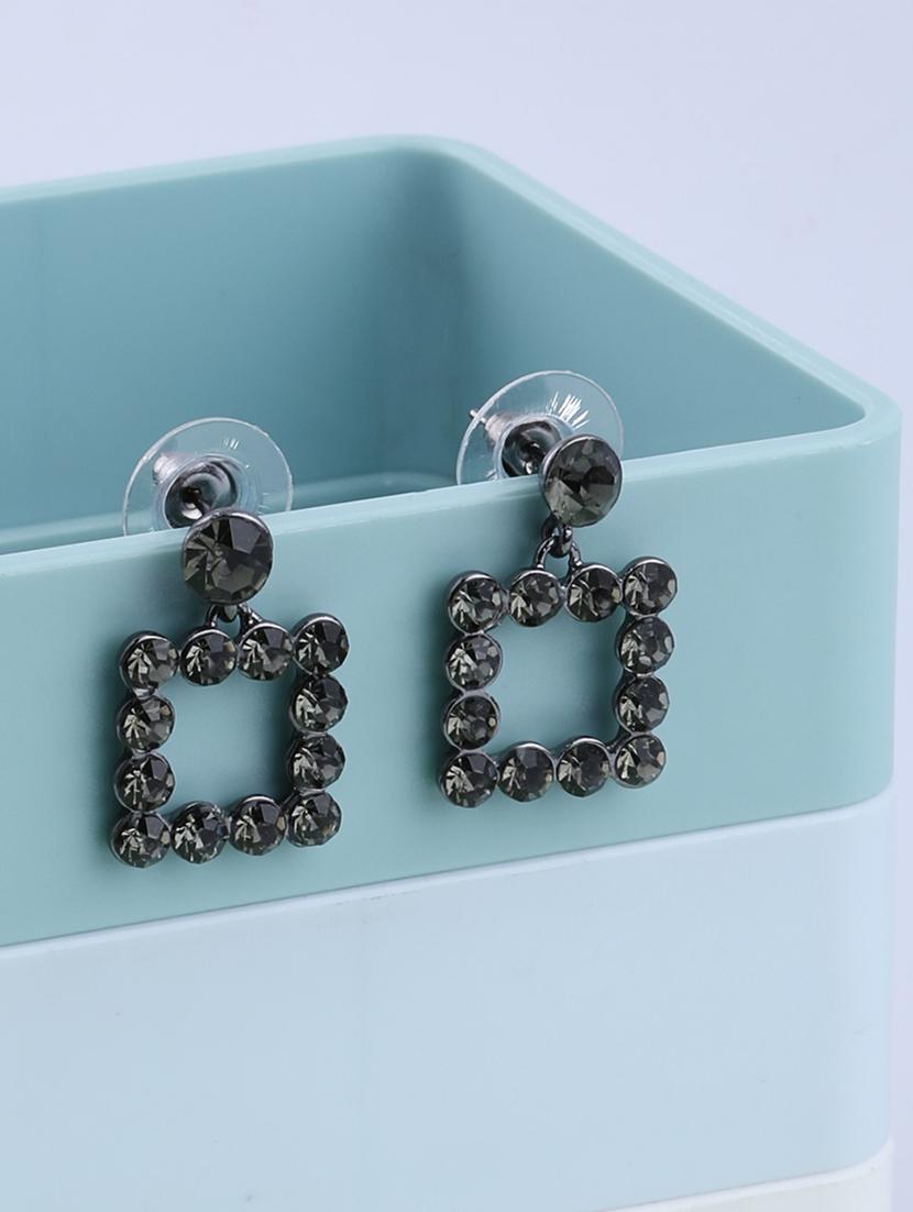 black metal drop earring - 16996164 - Zoom Image - 2