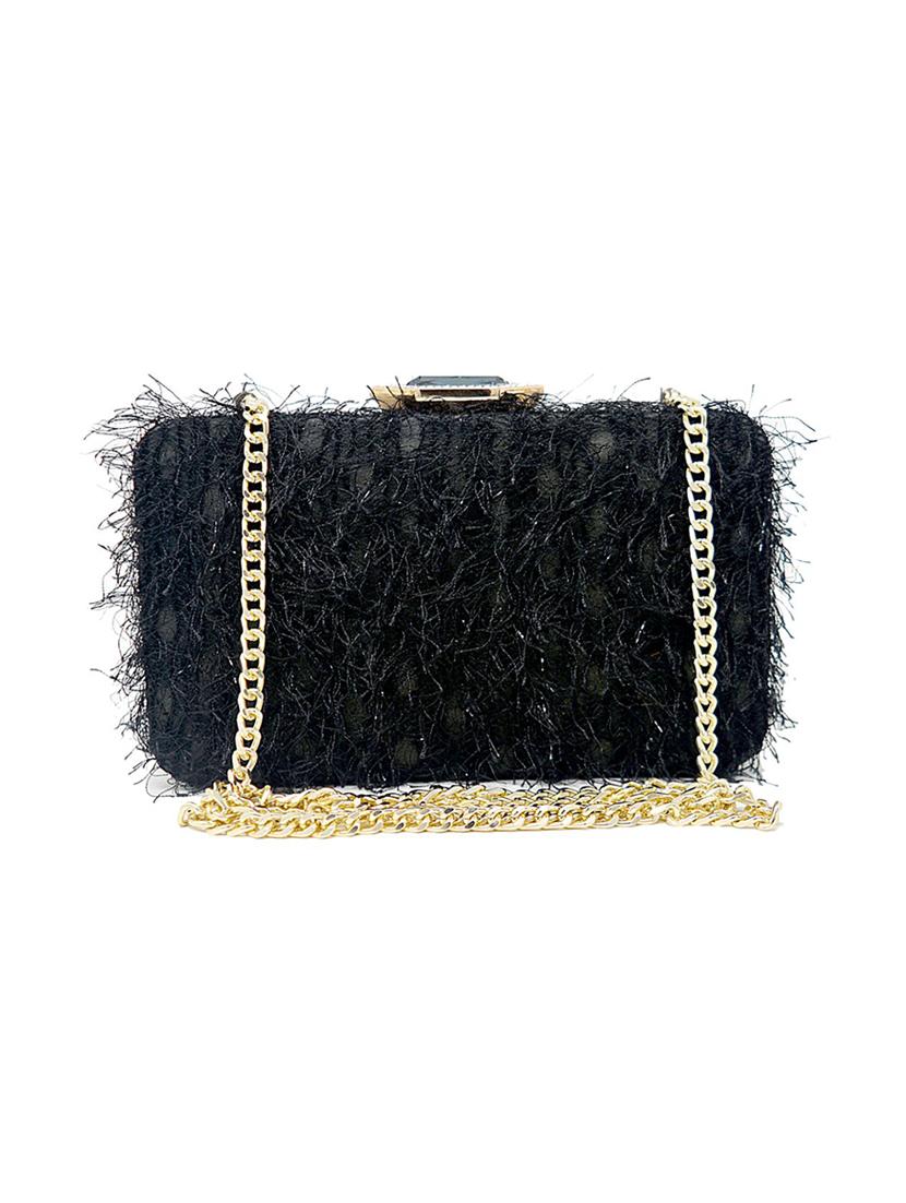 black fur box clutch - 16996444 - Zoom Image - 1