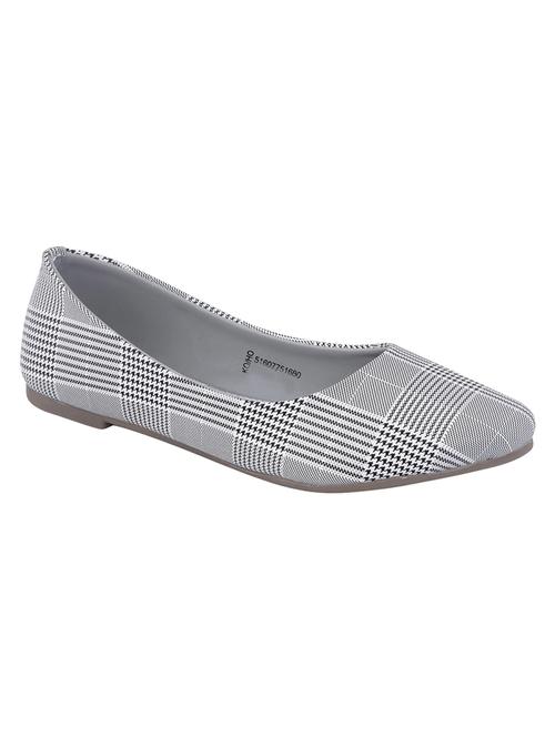 grey slip on ballerinas - 16996898 - Standard Image - 1