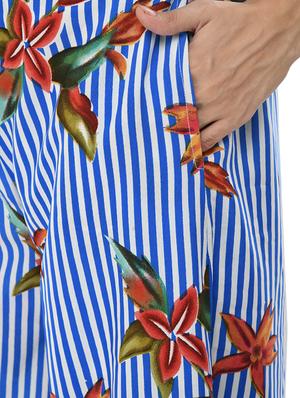 high rise striped palazzo - 16997054 - Standard Image - 5