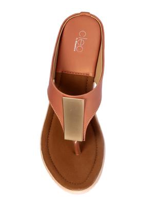 pink slip on sandal - 16997332 - Standard Image - 4