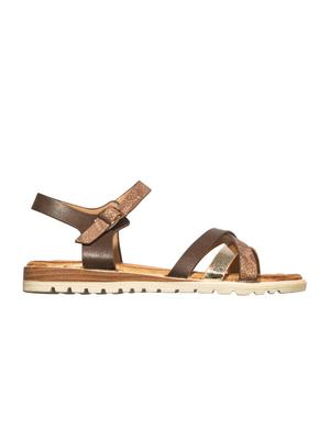 brown ankle strap sandal - 16997355 - Standard Image - 2