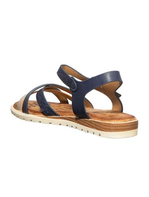 navy ankle strap sandal - 16997356 - Standard Image - 3