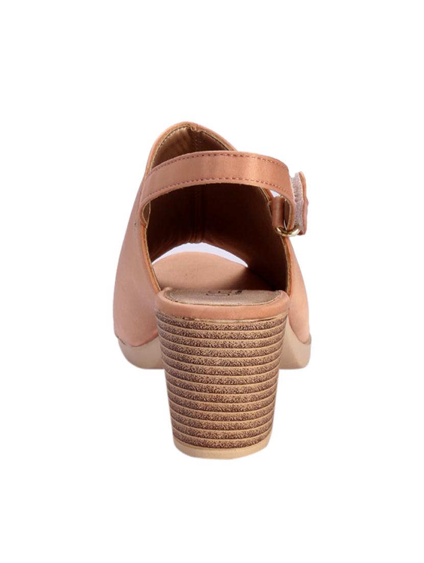 pink fabric mules sandals - 16997529 - Zoom Image - 3