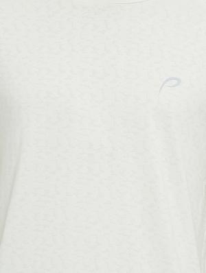 white solid t-shirt - 16997627 - Standard Image - 4