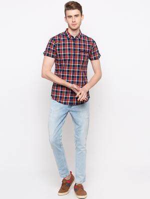 multi colored checkered casual shirt - 16997854 - Standard Image - 4