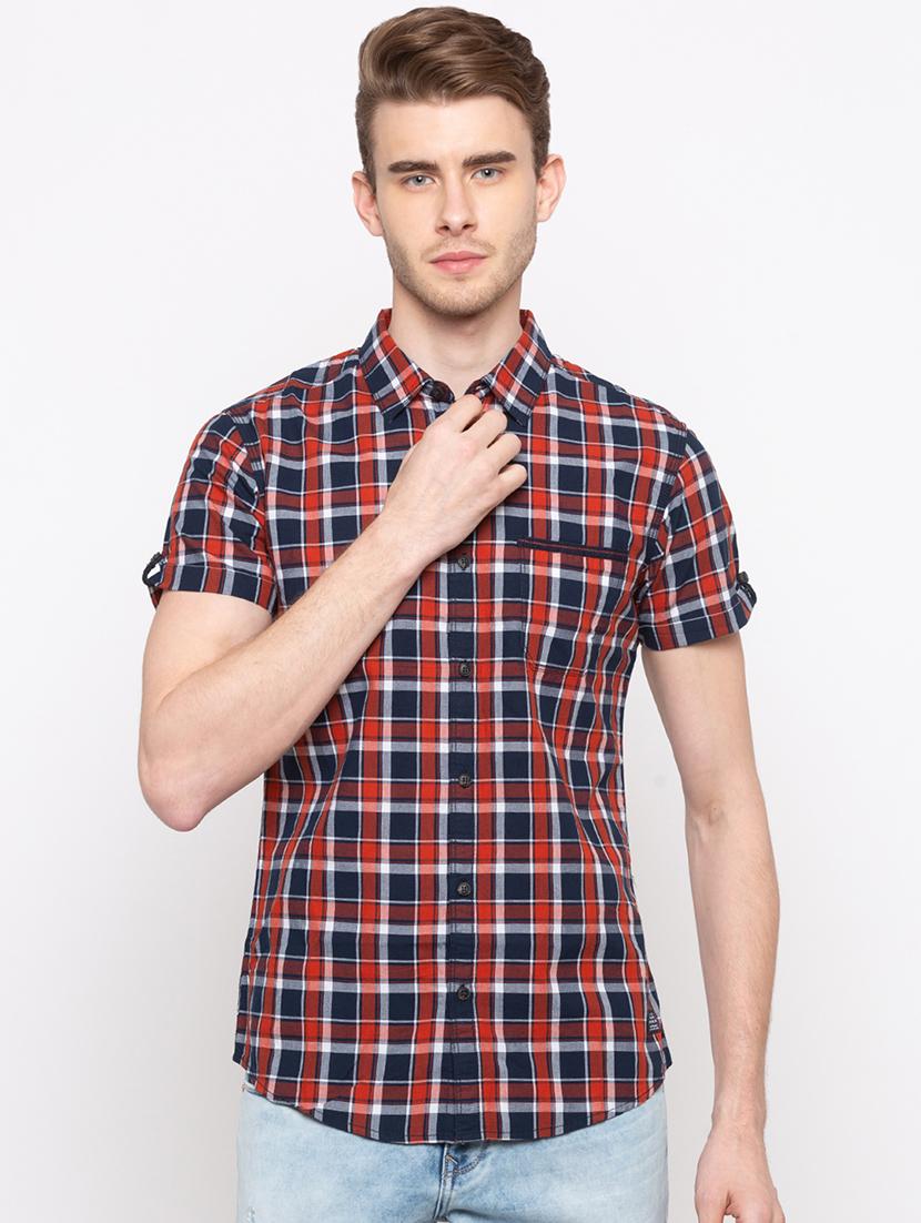 multi colored checkered casual shirt - 16997854 - Zoom Image - 1