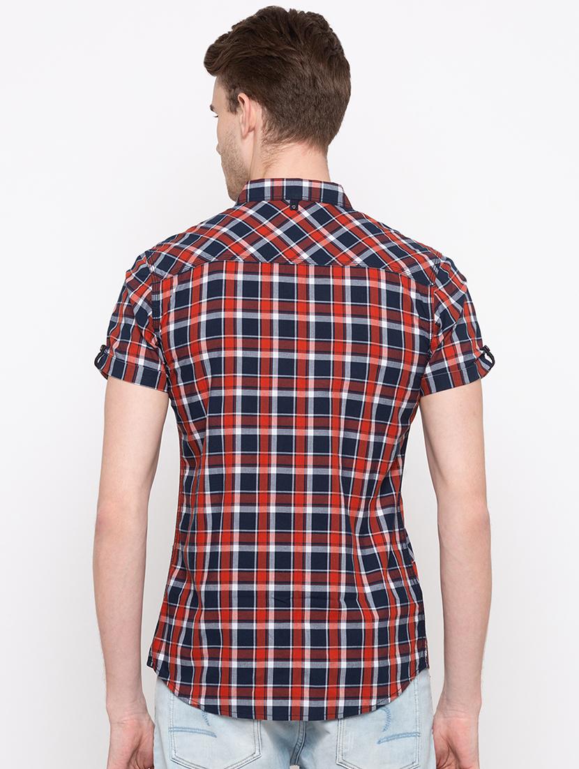 multi colored checkered casual shirt - 16997854 - Zoom Image - 3