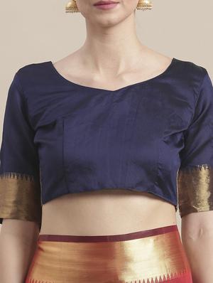 conversational banarasi saree with blouse - 16998088 - Standard Image - 3