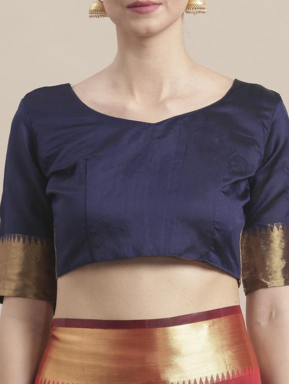 conversational banarasi saree with blouse - 16998088 - Zoom Image - 3