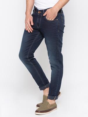 navy blue light washed denim jeans - 16998186 - Standard Image - 2