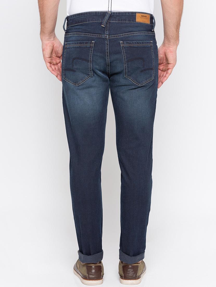 navy blue light washed denim jeans - 16998186 - Zoom Image - 3