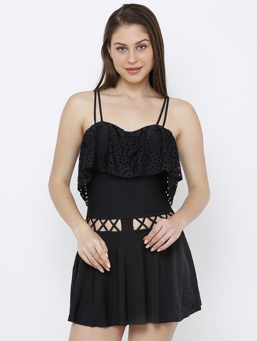 black nylon swimsuit - 16998604 - Very Small Image - 1