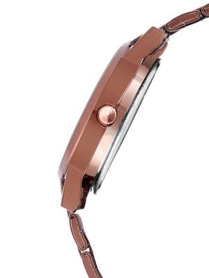 bronze steel analog watch - 16998999 - Standard Image - 2