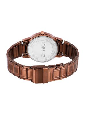 bronze steel analog watch - 16998999 - Standard Image - 3