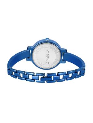 white dial blue strap analog watch - 16999005 - Standard Image - 3