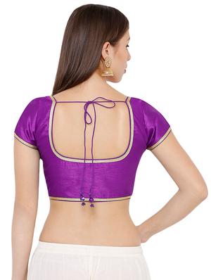 back dori solid blouse - 16999023 - Standard Image - 3