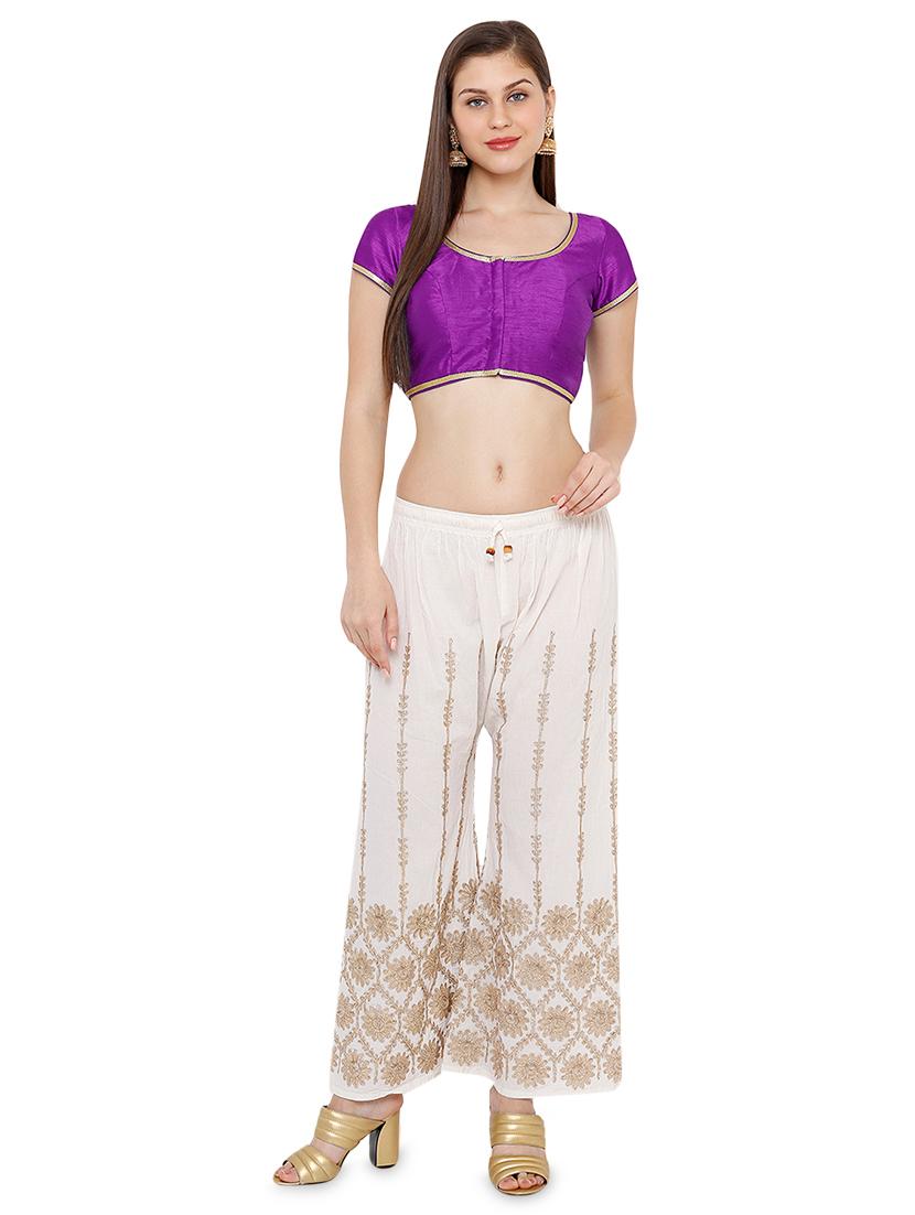 back dori solid blouse - 16999023 - Zoom Image - 4