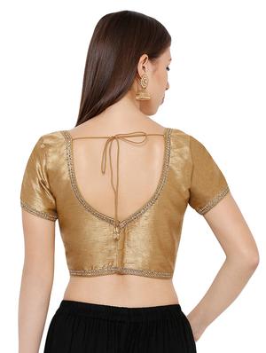 back dori solid blouse - 16999035 - Standard Image - 3