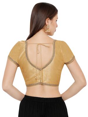 back dori solid blouse - 16999036 - Standard Image - 3