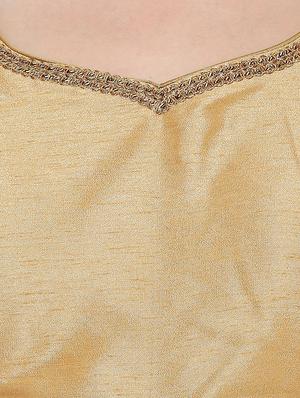 back dori solid blouse - 16999036 - Standard Image - 5
