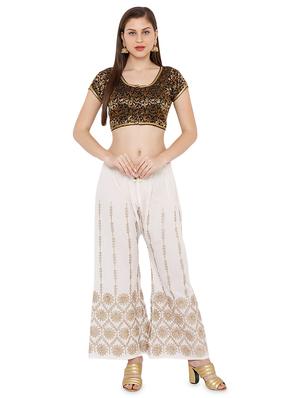 self design printed blouse - 16999041 - Standard Image - 4