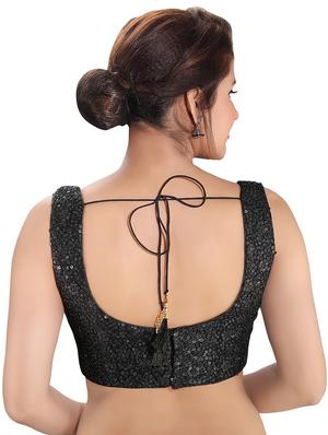 back detail embroidered blouse - 16999042 - Standard Image - 2